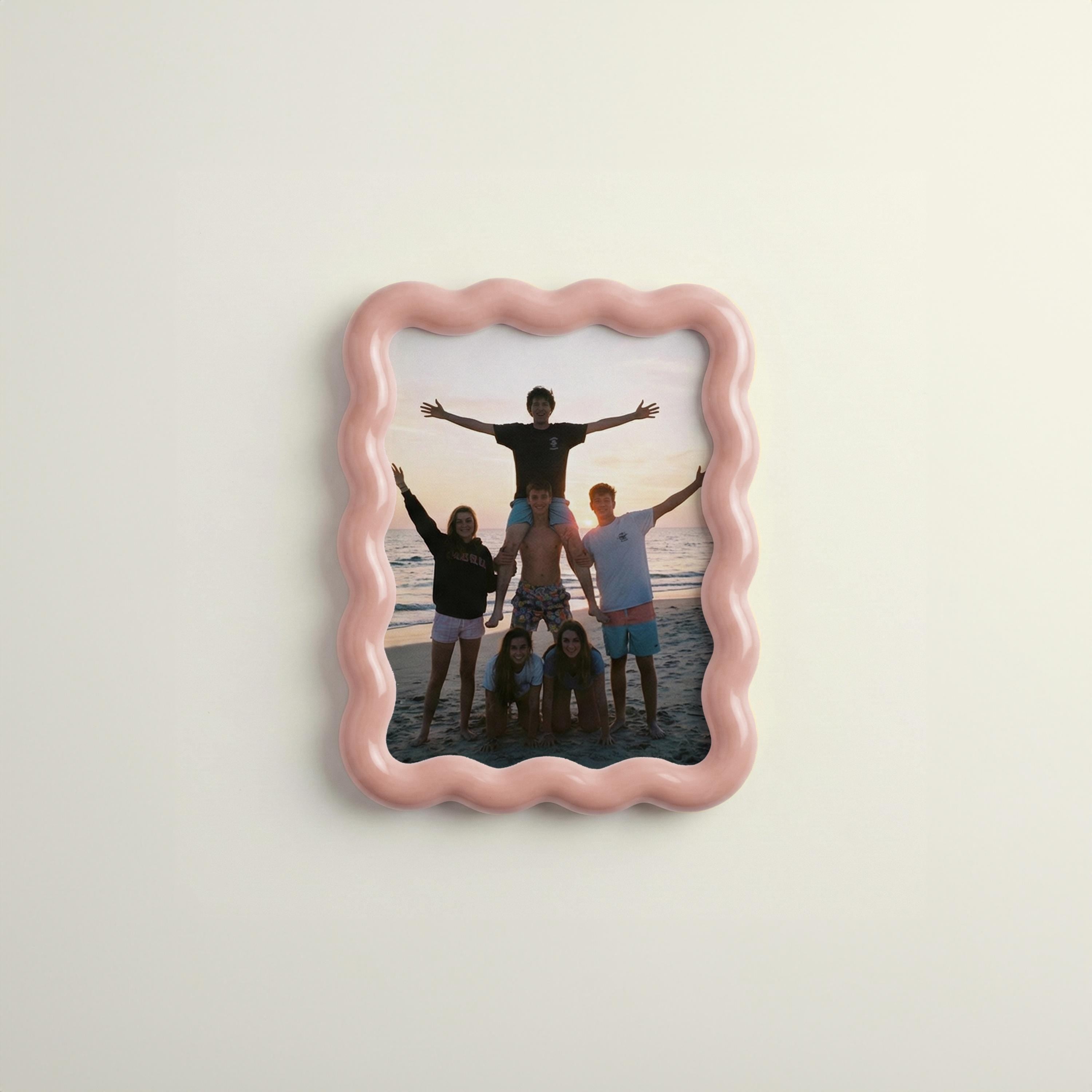 Pastel Wavy Picture Frame
