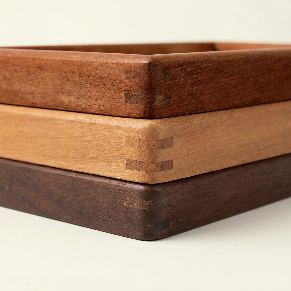 Mounted Photobooth Frame for Photo Strip Prints - Solid Wood