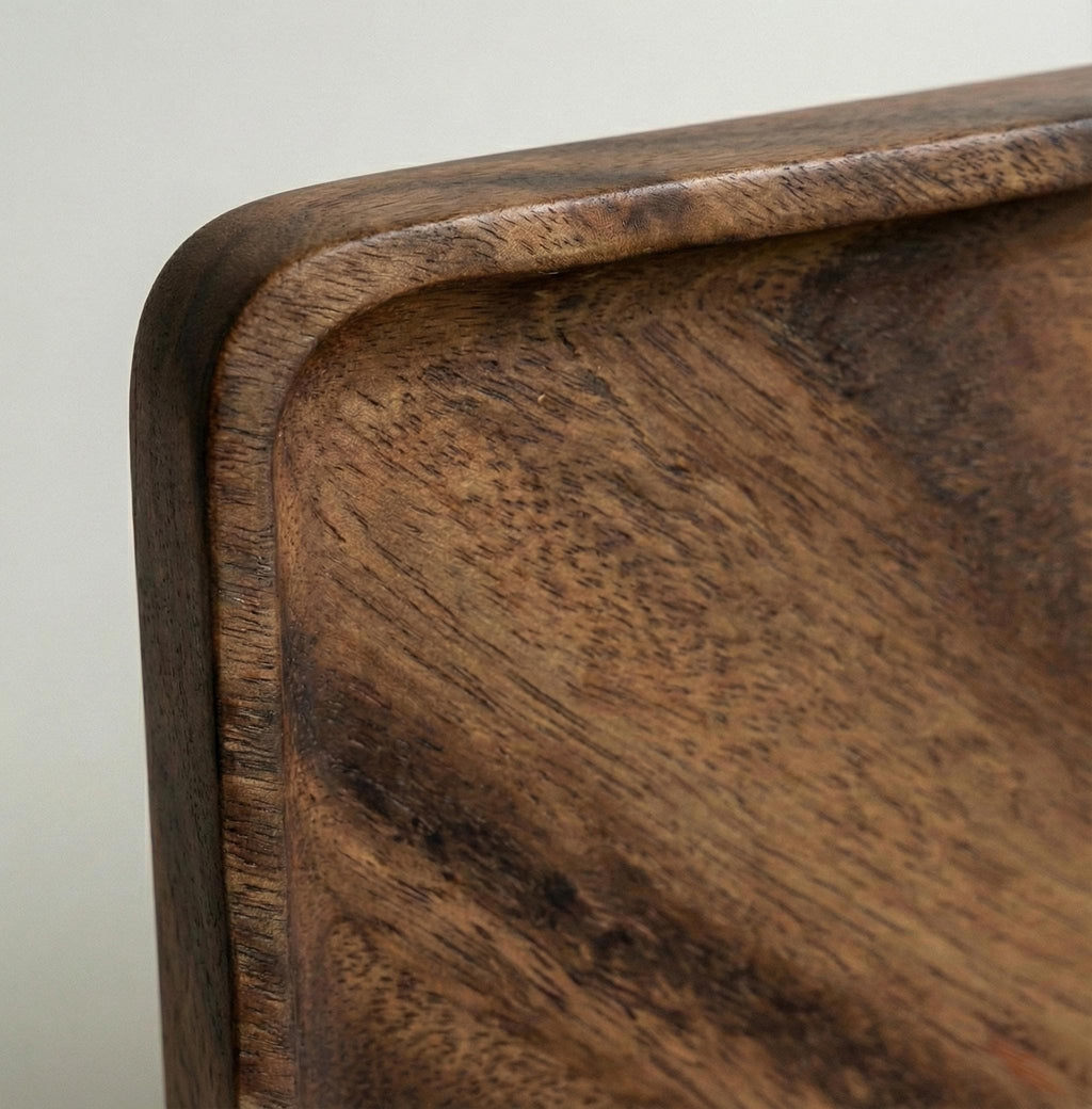 Walnut Photobooth Frame for Photo Strip Prints - Mount-free