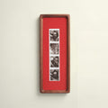 Mounted Photobooth Frame for Photo Strip Prints - Solid Wood