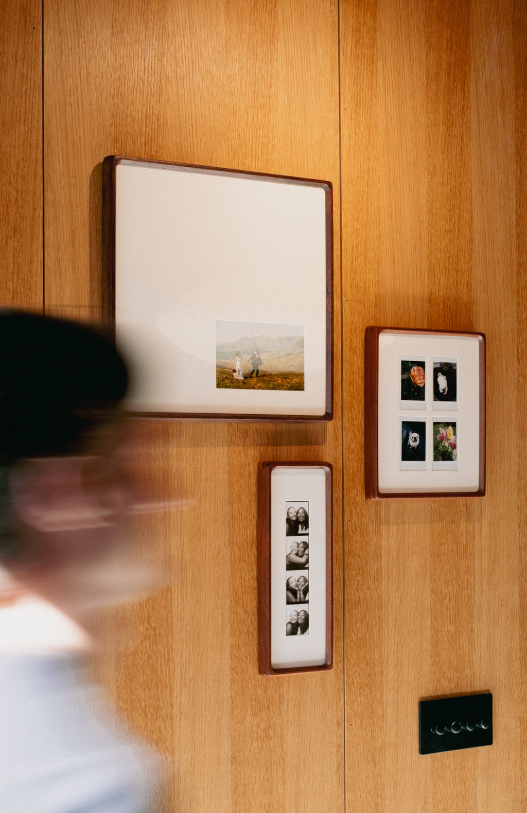 Bevelled Walnut Instax Mini Frame