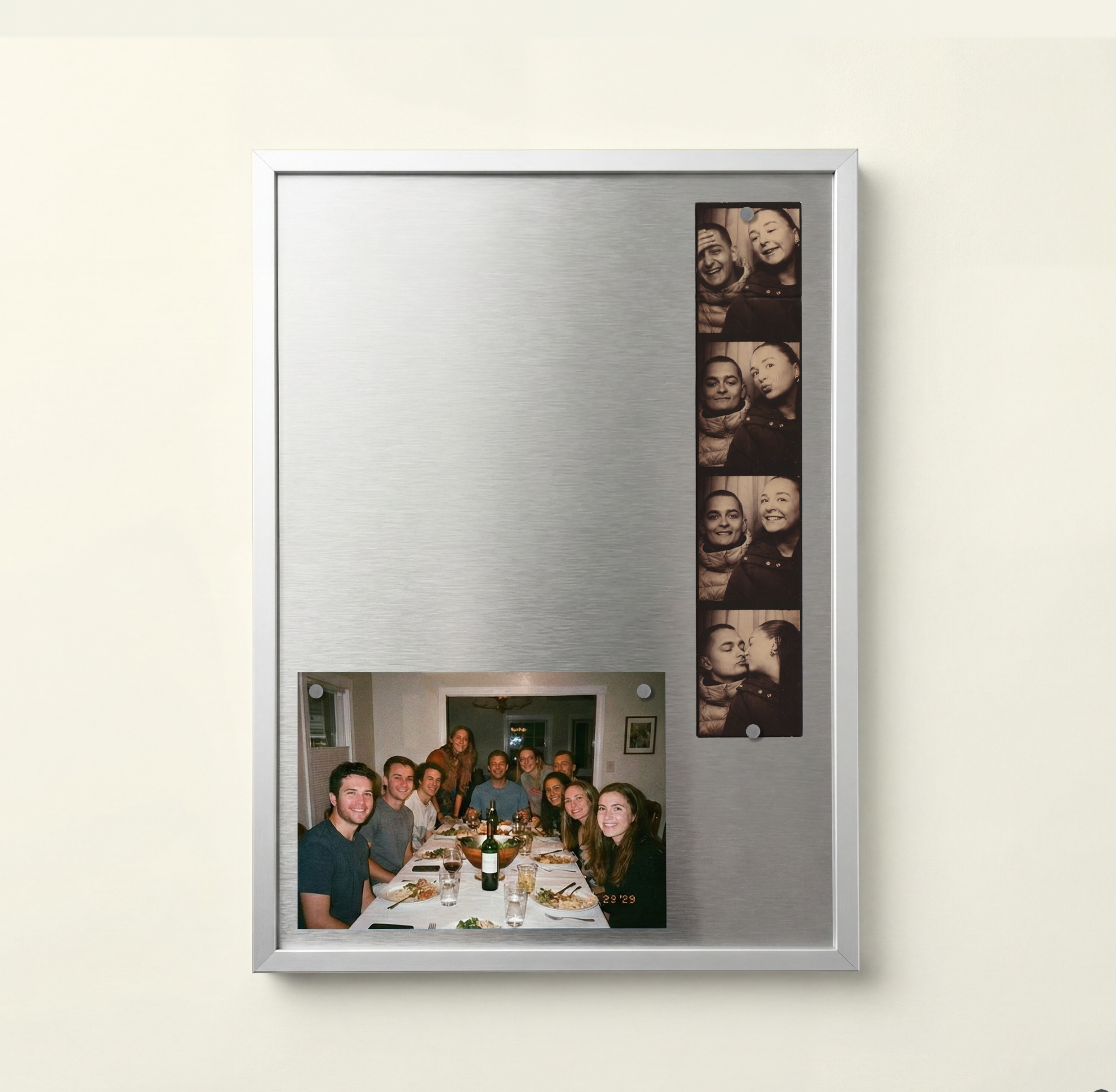 Magnetic Aluminium Frame with Aluminium Backing