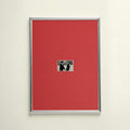 A3 Silver Picture Frame: Modern Offset Mount for Small Photos