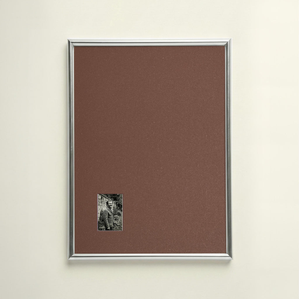 A3 Silver Picture Frame: Modern Offset Mount for Small Photos