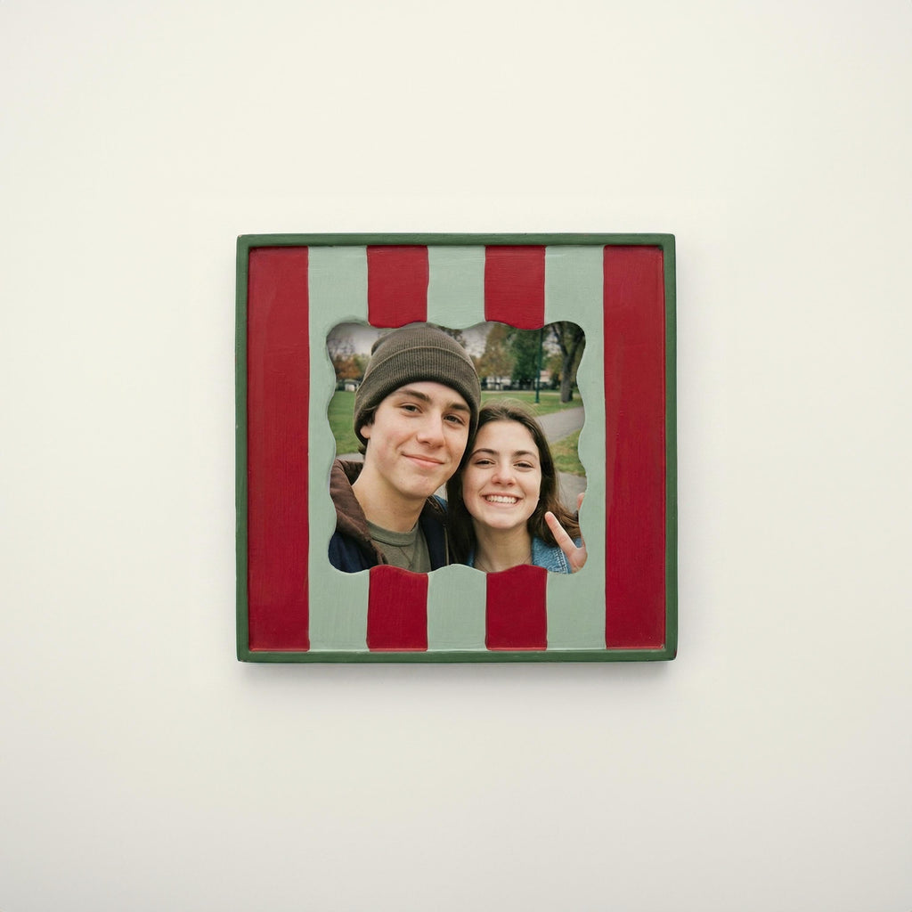 Boho Handpainted Picture Frame