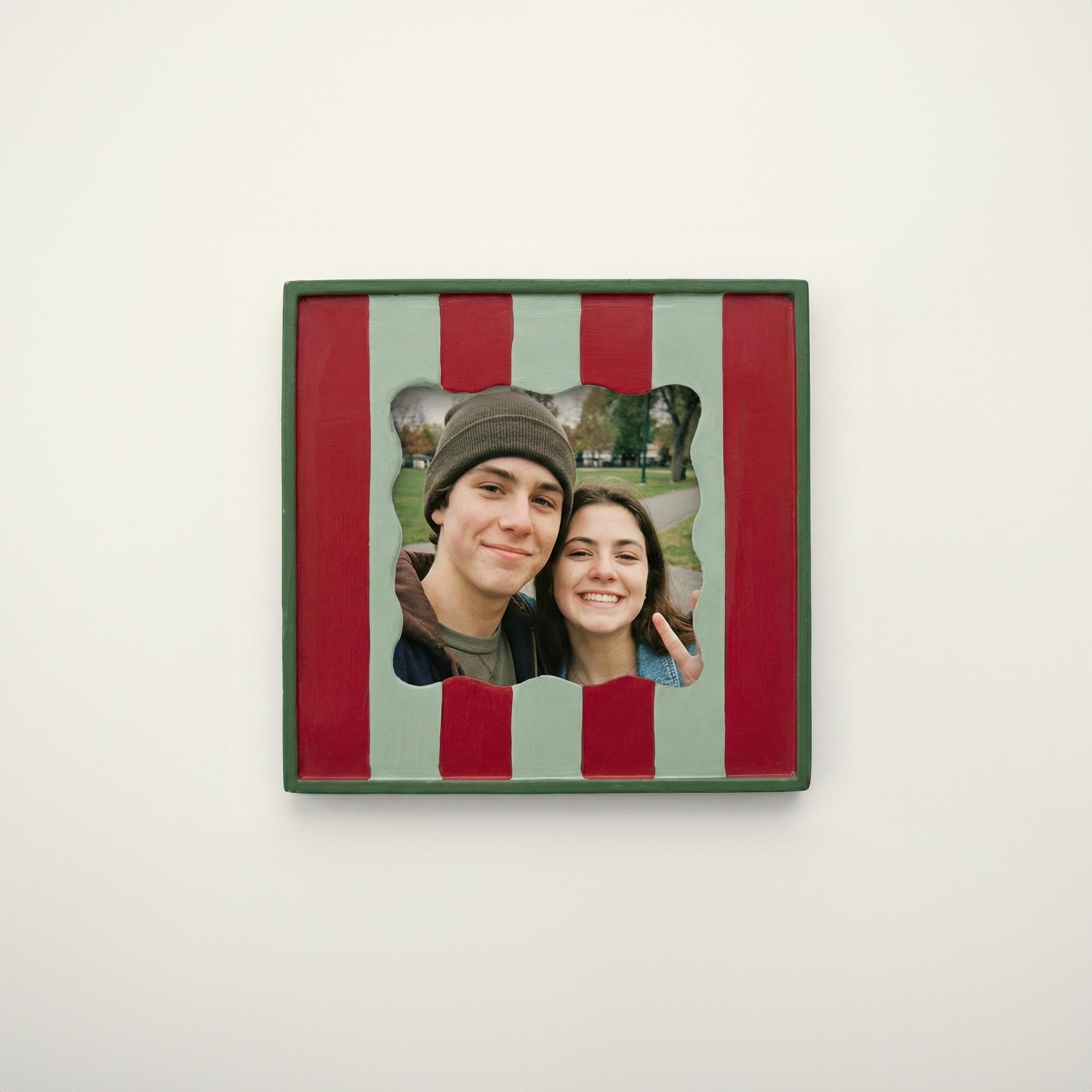 Boho Handpainted Picture Frame